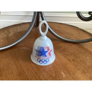 Los Angeles XXIIIOlympic Games 1984 Porcelain Bell 4.5" Excellent Cond